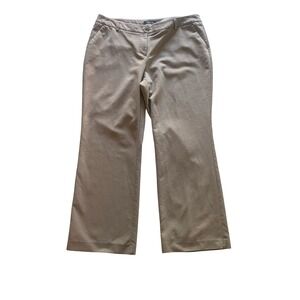 APT 9 Womens Tan Beige Bootcut Career Dress Pants Size 14P